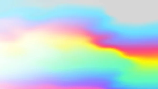 Sfondo olografico iridescente astratto, gradiente di maglia vettoriale — Vettoriale Stock