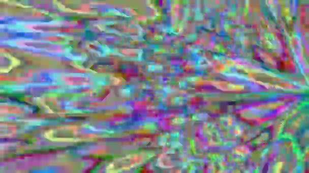 Resplandor de luz multicolor abstracto — Vídeos de Stock