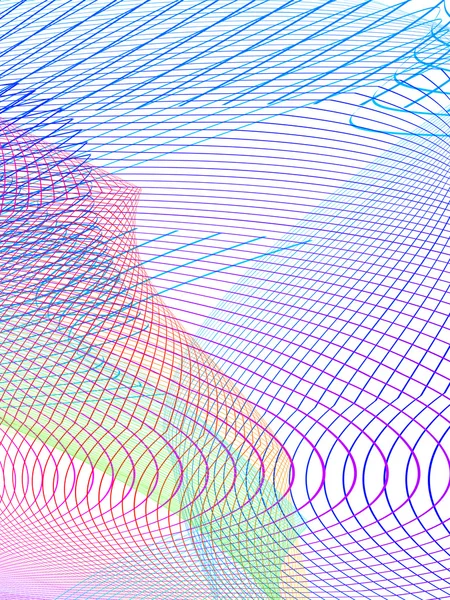 抽象的程式化的线、 矢量 — 图库矢量图片