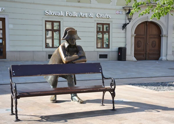 Napoleon's Army Soldier Statue in Bratislava, Slovakia — Stock Photo, Image