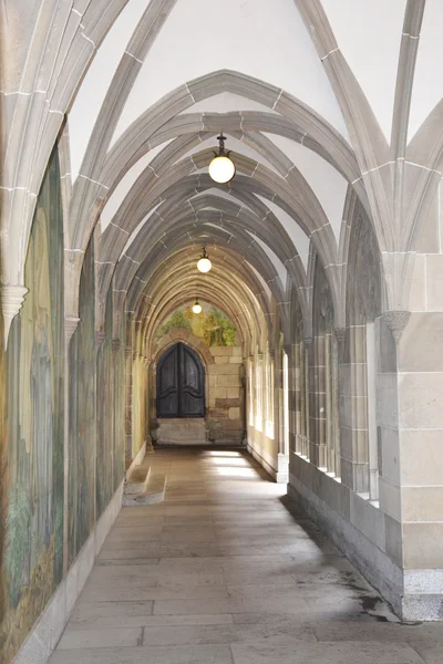 Intérieur de la cathédrale de Zurich, Suisse — Photo