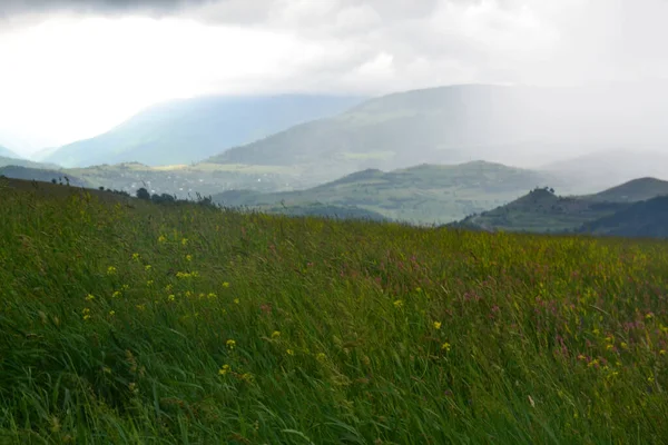 Fields Meadows Thunderstorm — Stock Photo, Image