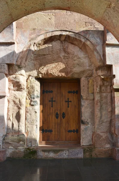 Porte Della Chiesa Odzun Nella Provincia Lori Armenia — Foto Stock