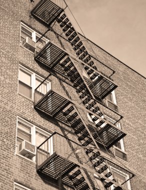 yangın merdiveni, nyc