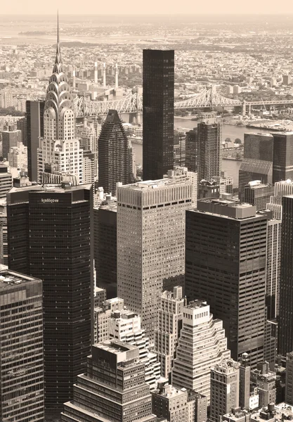 Vista a volo d'uccello di New York — Foto Stock