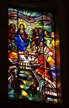 Kilisede vitray pencere