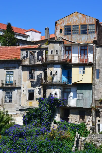 Färgglada hus i porto ribeira — Stockfoto