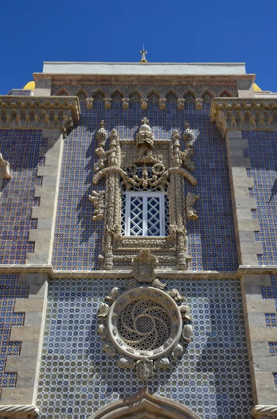 Detalhe do Palácio Nacional da Pena em Sintra, Portugal — Fotografia de Stock