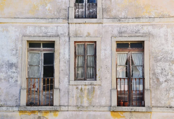 Detail of old big abandoned house — Stock Photo, Image