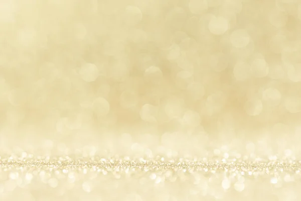 Shiny Golden Bokeh Glitter Lights Abstrak Background Christmas New Year — Stok Foto