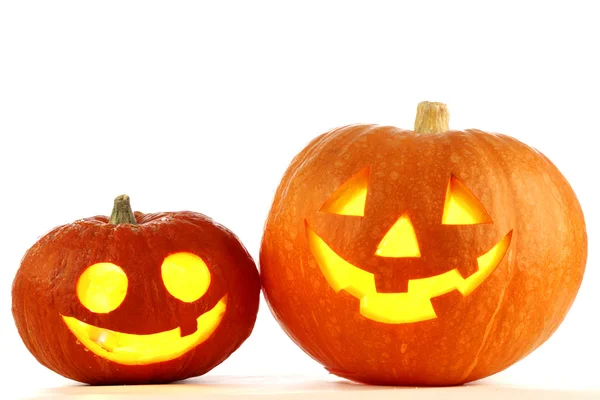 Jack O Lanterna zucche di Halloween — Foto Stock