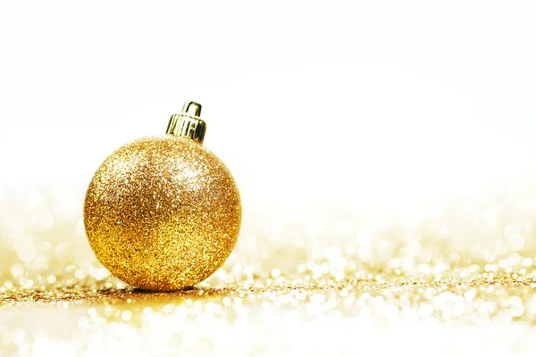 Glitter christmas ball — Stockfoto