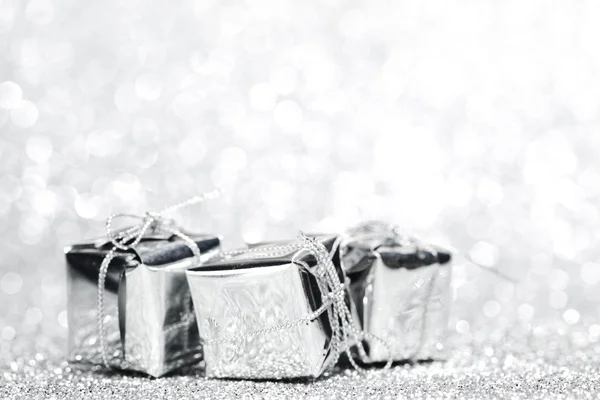 Decorated holiday gifts — Stock Photo, Image