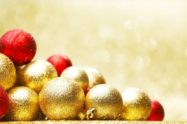 Glitter Noel topları — Stok fotoğraf
