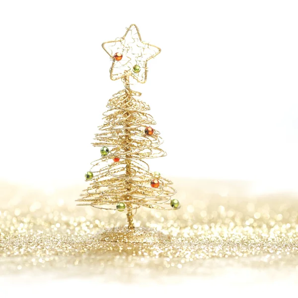 白のクリスマス ツリー — ストック写真
