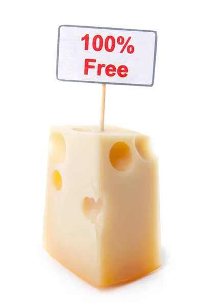 Free cheese — Stock Photo, Image