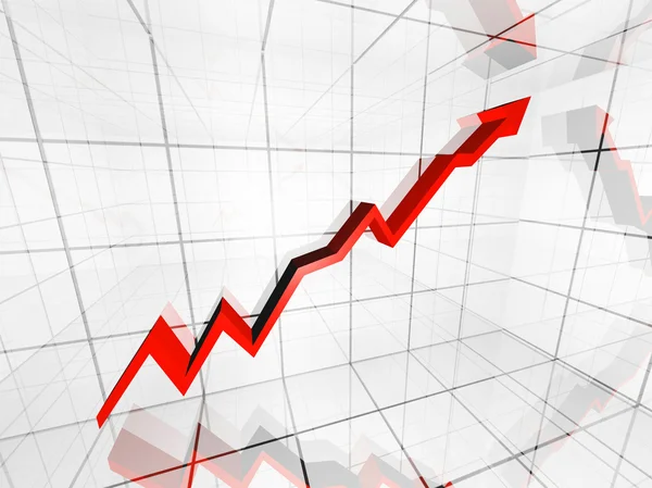 Financial graph — Stock Photo, Image