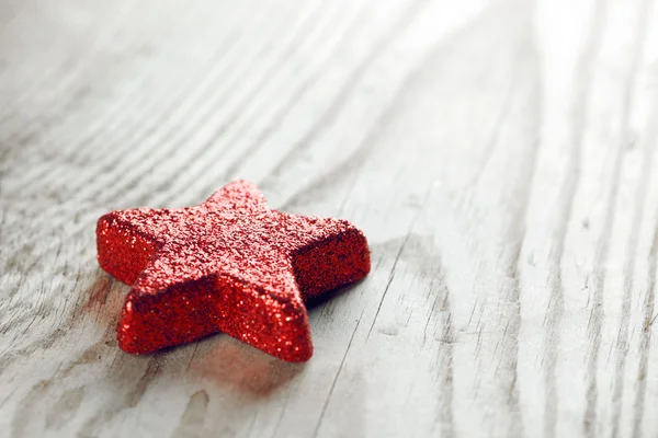 Estrella roja de Navidad —  Fotos de Stock