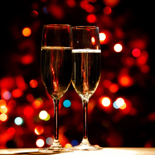 Two champagne glasses — Stock Photo, Image