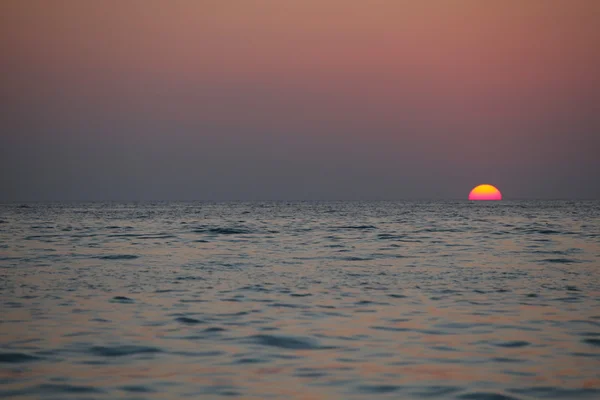 海の上の夕日 — ストック写真