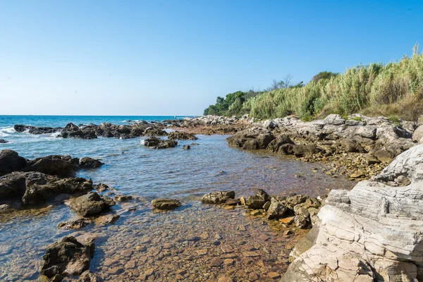 Sunny day on the Adriatic coast — Stock Photo, Image
