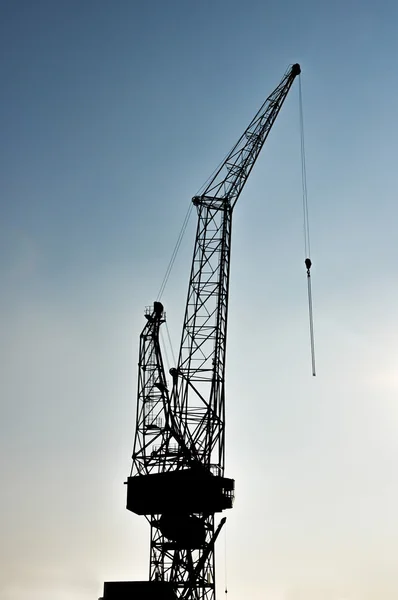 Sea cargo port skyline — Stock Photo, Image