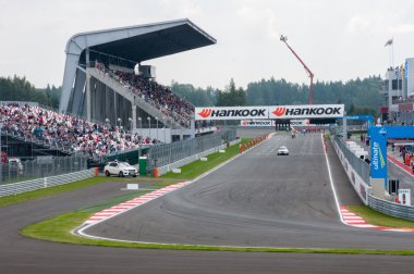 DTM (Deutsche Tourenwagen Meisterschaft) üzerinde Mrw (Moscow Raceway), Moskova, Rusya, 2013-08-04