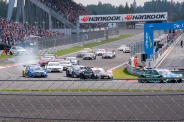 DTM (Deutsche Tourenwagen Meisterschaft) üzerinde Mrw (Moscow Raceway), Moskova, Rusya, 2013-08-04
