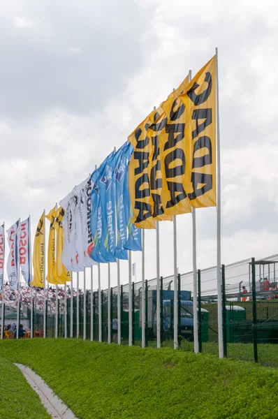 Dtm (德意志 Tourenwagen 高级别的) 润达 (莫斯科跑道)，在莫斯科，俄罗斯，2013年-08-04 — 图库照片