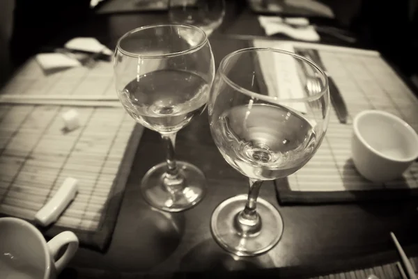 Δύο ποτήρια κρασί — Φωτογραφία Αρχείου
