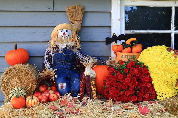 Thanksgiving Decoration of Country House — Stock Photo, Image