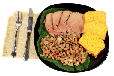Hizmet Amerikan Güney geleneği New Years Day yemek 