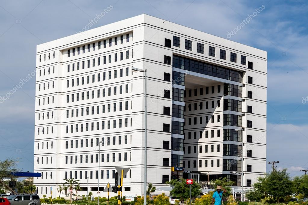 Modern buildings of Gaborone – Stock Editorial Photo © derejeb #110756426