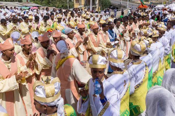 2016 timket vieringen in Ethiopië — Stockfoto