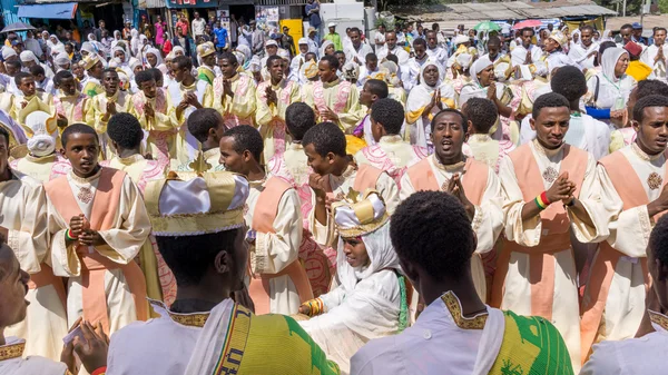 2016 timket vieringen in Ethiopië — Stockfoto