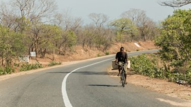 Malavi birincil araç olarak Bisiklete binme