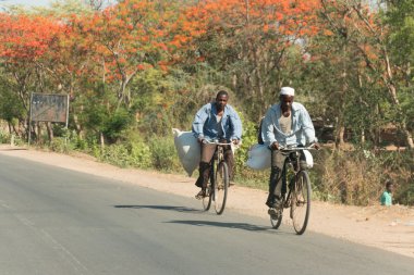 Malavi birincil araç olarak Bisiklete binme