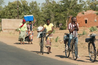 Malavi birincil araç olarak Bisiklete binme
