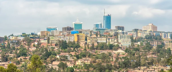 Şehir merkezindeki Kigali görünümünü
