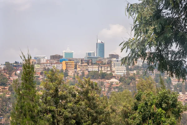 Vista do centro de Kigali — Fotografia de Stock