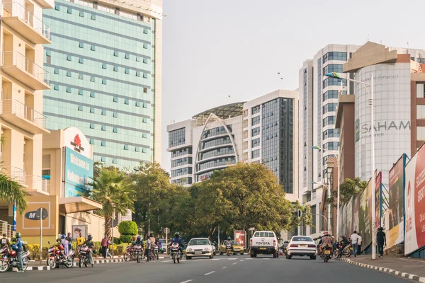 One of the cleanest cities in Africa, Kigali — Stock Photo, Image
