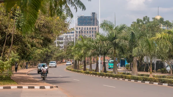 Eine der saubersten städte Afrikas, kigali — Stockfoto