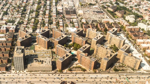 Vista aérea de Queens Borough, Nueva York — Foto de Stock