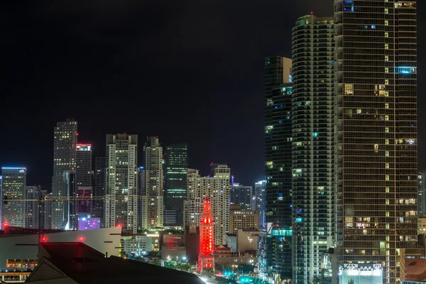 Vista aérea del centro de Miami — Foto de Stock