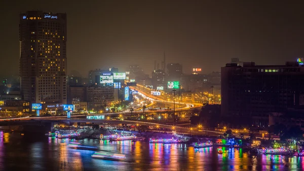 Cairo bij nacht — Stockfoto