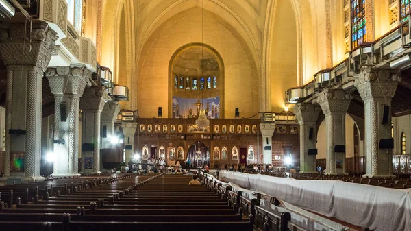 The interior of St. Mark's Coptic Orthodox Cathedral — Stock Photo, Image