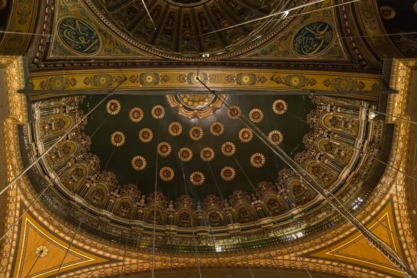 Il soffitto della Moschea di Muhammad Ali — Foto Stock