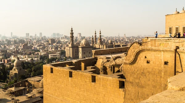 Внешние стены Саладинской цитадели — стоковое фото