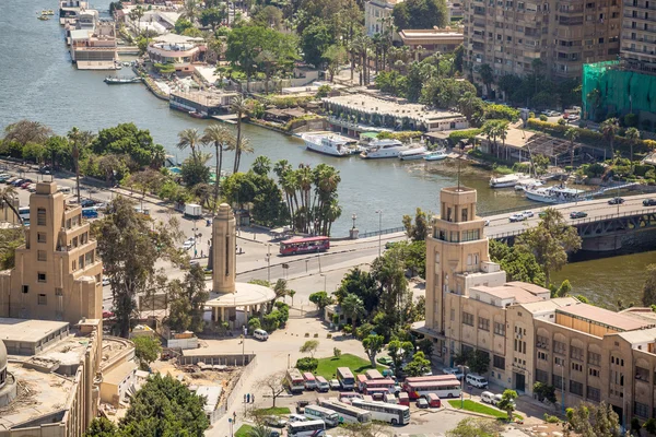 Luchtfoto van Caïro — Stockfoto