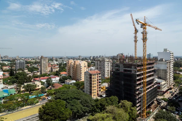 Vista aérea do centro de Maputo — Fotografia de Stock